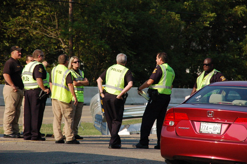 Automobile Accident with Police Officers